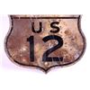 Image 3 : Montana US 12 Highway Sign