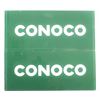 Image 1 : Conoco Gas Pump Glass Inserts (2) Green