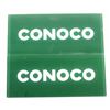Image 2 : Conoco Gas Pump Glass Inserts (2) Green