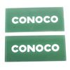 Image 3 : Conoco Gas Pump Glass Inserts (2) Green