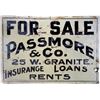 Image 1 : Butte Montana Passmore & Co. Sign