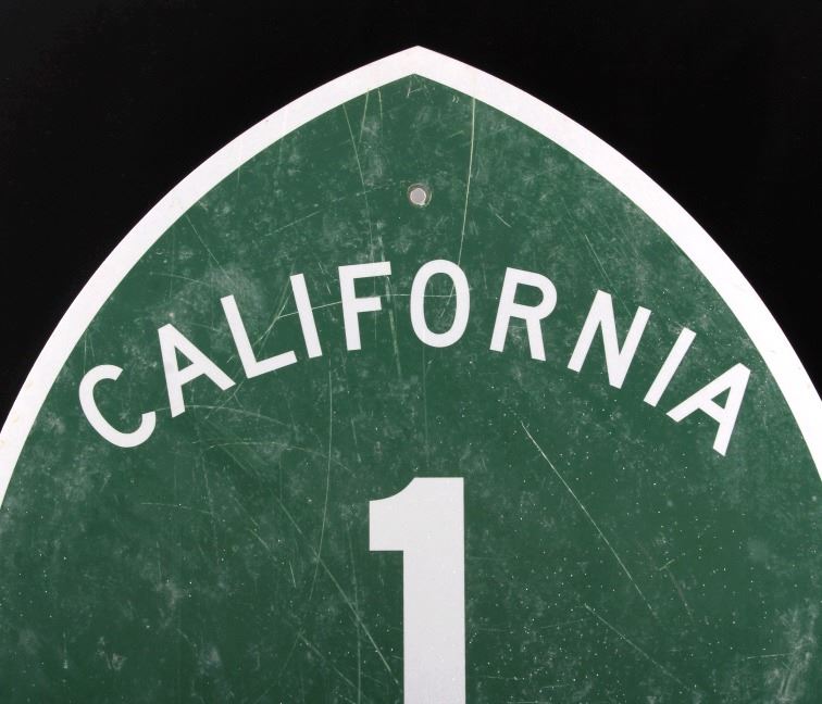 California State Route 1 Highway Sign