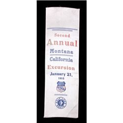 1915 Union Pacific Railroad Excursion Ribbon