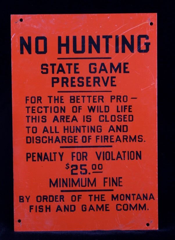 Montana Fish and Game Commission Signs