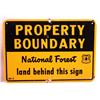Image 3 : National Forest Boundary Line Signs