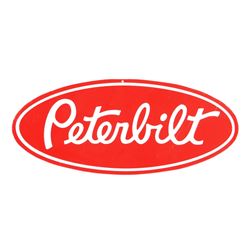Peterbilt Tin Advertising Sign