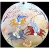 Image 2 : Antique Persian Mother of Pearl Polo Scene Pendant