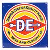 Image 1 : Diamond Edge DE Tin Advertising Sign