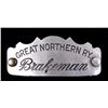 Image 2 : Great Northern Railway Brakeman Hat Badges