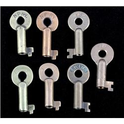 Northern Pacific & Burlington Northern Switch Keys