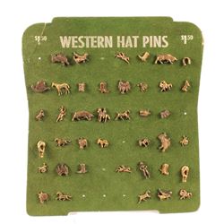 Western Hat Pin Collection Display
