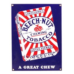 Beech-Nut Tobacco Porcelain Enamel Sign