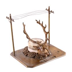 Southern Bell Telephone Executive Bronze Inkwell