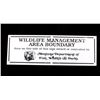 Image 2 : Montana Wildlife Management Area Boundary Sign