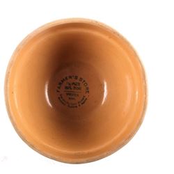 Farmers Store Western Stoneware Advertisement Bowl