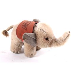 1960's Baby Steiff Elephant.