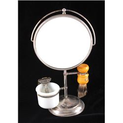 Antique Acme Shaving Stand with Mirror