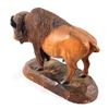 Image 5 : Hand Carved Wooden Buffalo from Montana