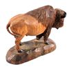 Image 6 : Hand Carved Wooden Buffalo from Montana