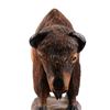 Image 7 : Hand Carved Wooden Buffalo from Montana