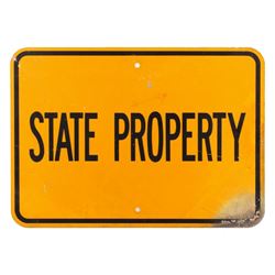 State Property Highway Sign from California