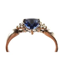 10k White Gold & Tanzanite Ring