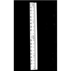 Early Porcelain Visible Gas Pump Gauge Sign