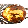 Image 6 : Reja Art Deco Sterling & Gold Citrine Insect Pin