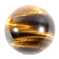 Antique Tigers Eye Polished Marble Orb