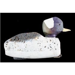 Bufflehead Wood & Cork Folk Art Carved Decoy