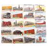 Image 1 : 20 Train & Ship Bubble Gum Collector Cards