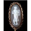 Image 2 : Victorian Gold Carved Cameo Stickpin in Box