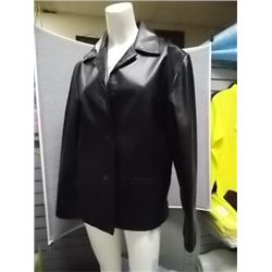 JACKET - NEW - DANIER - BLACK - XS - SHORT BUTTON FRONT