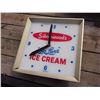 Image 1 : Silverwood's Deluxe Ice Cream Advertising Clock - Works