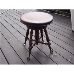 Organ Windup Stool, Claw Feet