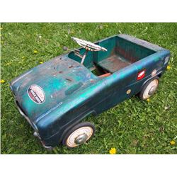 Green Original 1950's Paddle Car