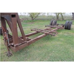 Goose neck trailer frame