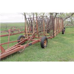 Melroe 60ft hyd, diamond harrows