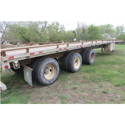2001 Minac 53ft aluminum  triple axle highboy trailer
