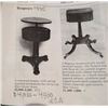 Image 9 : 1820's English Rosewood Tea Poy W/Spring Assisted Mechanism