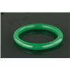 Image 1 : Chinese Green Hardstone Carved Bangle