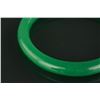Image 4 : Chinese Green Hardstone Carved Bangle