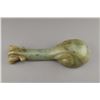 Image 3 : Large Chinese Green Hardstone Archaistic Scoop