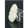 Image 3 : Chinese White Jade Carved Ruyi Pendant