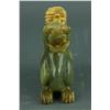 Image 2 : Chinese Green Jade Carved Lion