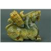 Image 3 : Chinese Green Jade Carved Lion