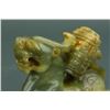 Image 6 : Chinese Green Jade Carved Lion