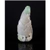 Image 1 : Chinese White Green Jadeite Carved Corn