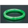 Image 2 : Chinese Emerald Green Jadeite Bangle