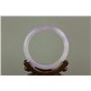 Image 3 : Chinese Lavender Jadeite Carved Bangle
